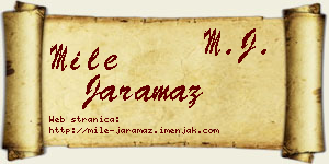 Mile Jaramaz vizit kartica